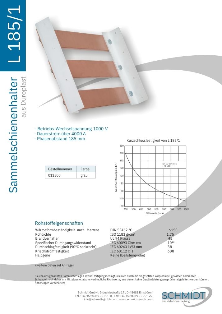 L 185/1 Produktkatalog L 185/1