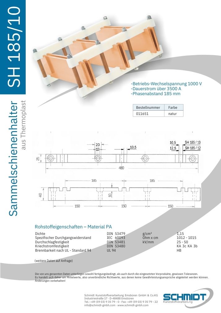 SH 185 10 Produktkatalog SH 185 10