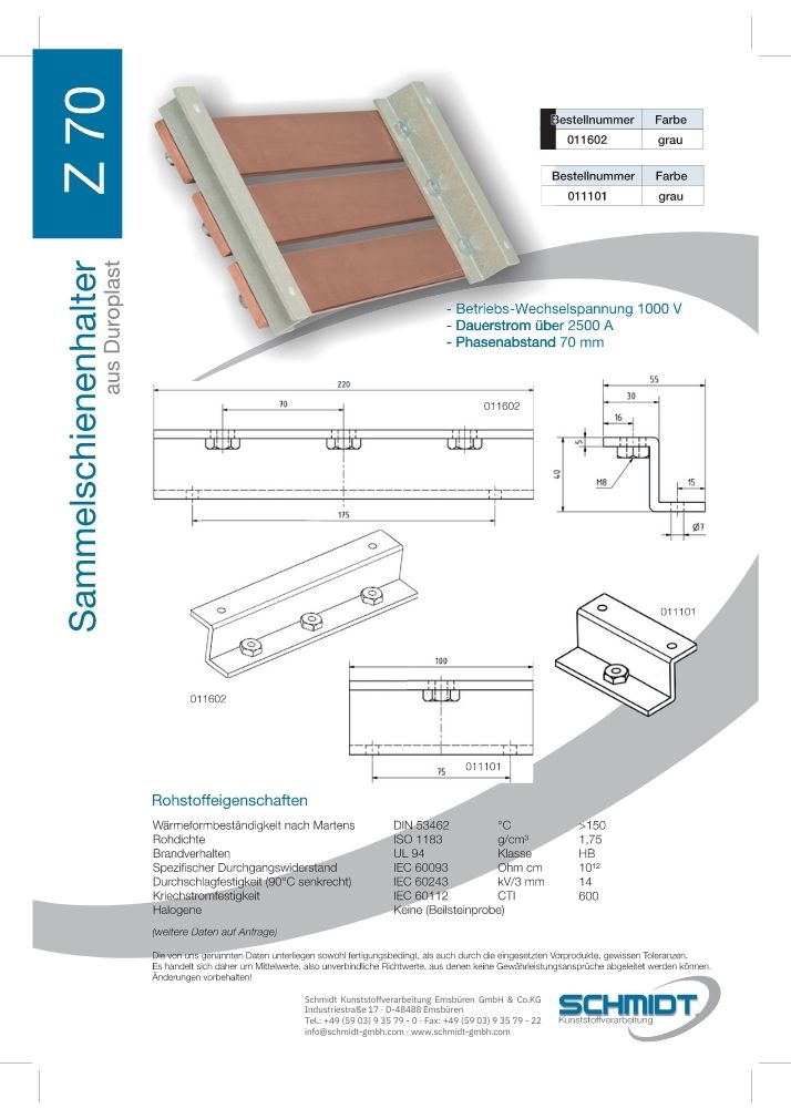 Z 70 Produktkatalog Z 70