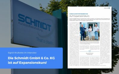 Die Schmidt GmbH & Co. KG ist auf Expansionskurs!
