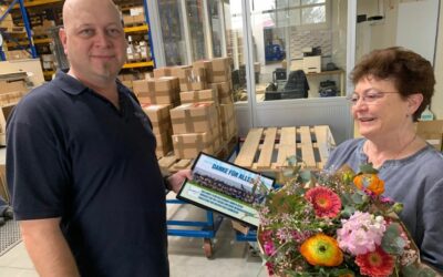 Verabschiedung in den Ruhestand nach 10 Jahren Betriebszugehörigkeit – Frau Olga Schäfer