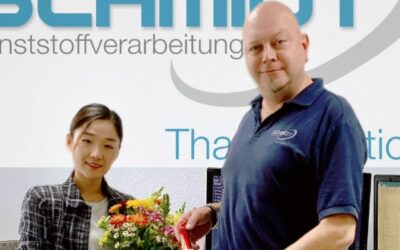 Herzlichen Glückwunsch Frau Jintao Miao zur 5-jährigen Betriebszugehörigkeit!