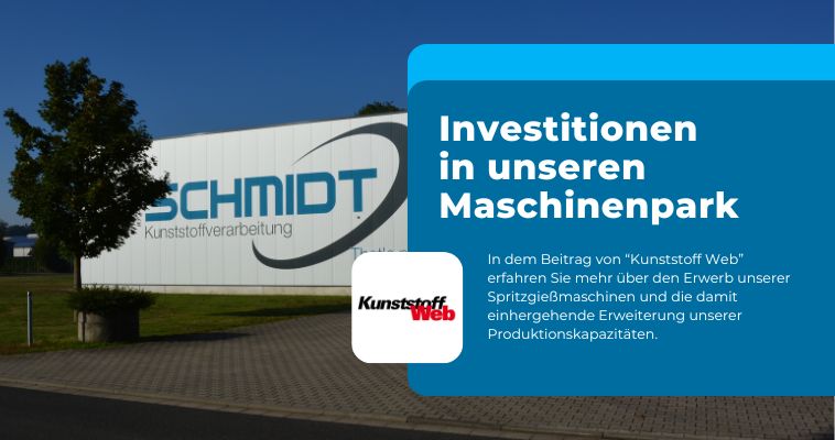 Schmidt Kunststoffverarbeitung Emsbüren: Investitionen in den Maschinenpark